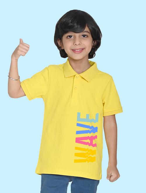 yellow poly cotton tshirt - 20997153 - Very Small Image - 1