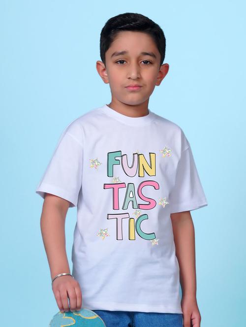 white cotton blend tshirt - 20997249 - Very Small Image - 1