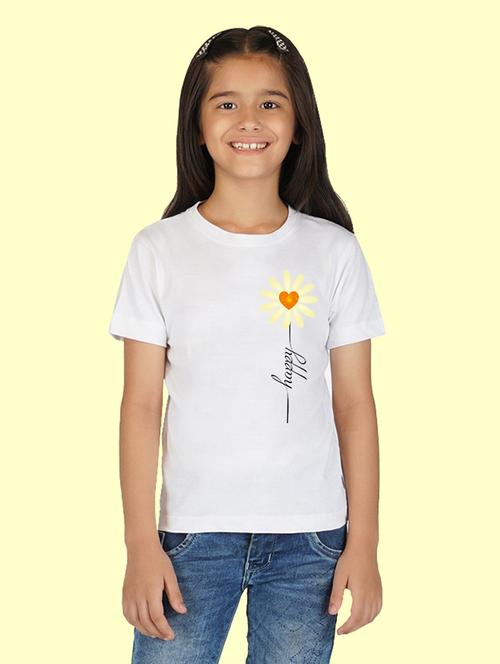 white cotton blend tee - 20997615 - Very Small Image - 1