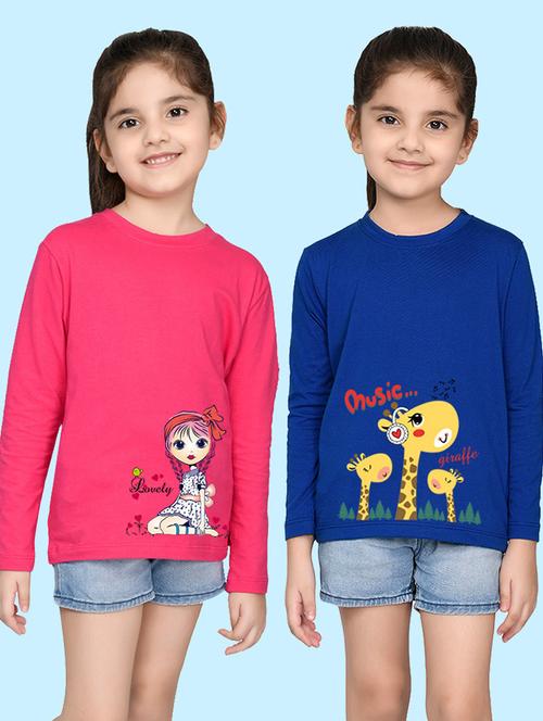 multi colored cotton blend tee - 20997729 - Very Small Image - 1