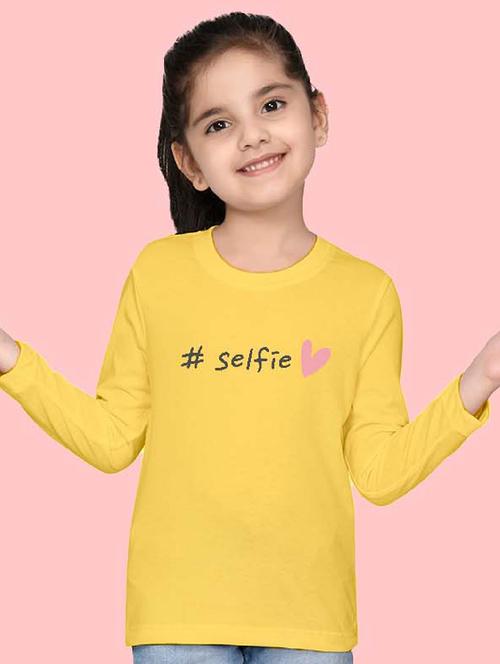 yellow cotton blend tee - 20997788 - Very Small Image - 1