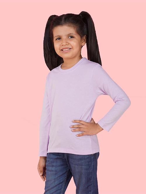 purple cotton blend tee - 20997968 - Very Small Image - 1