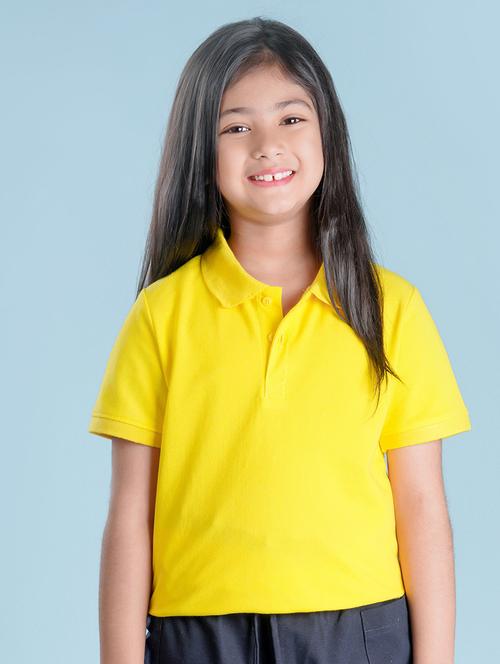 yellow cotton blend tee - 20998011 - Very Small Image - 1