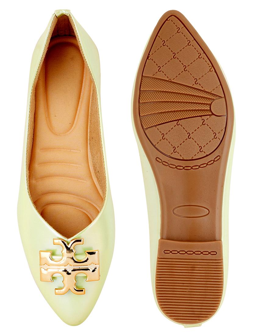 light green slip on ballerina - 21000457 - Standard Image - 2