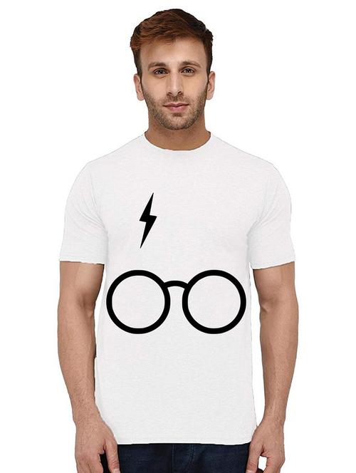 men round neck front print t-shirt - 21009476 - Very Small Image - 1