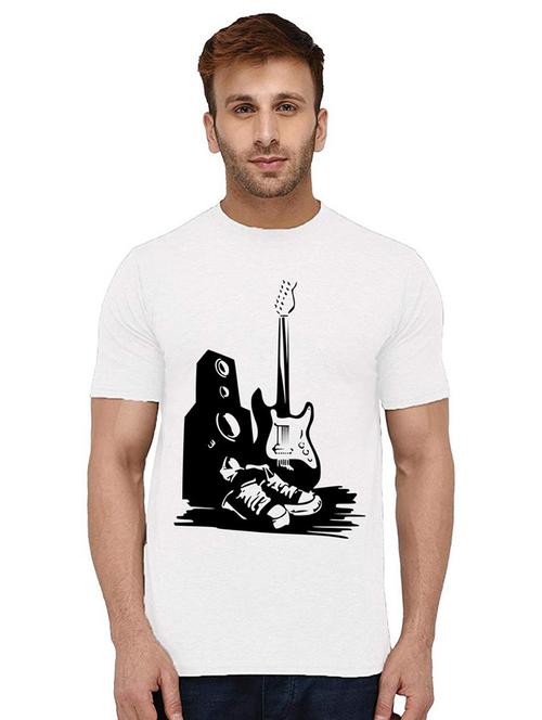 men round neck front print t-shirts - 21009758 - Very Small Image - 1