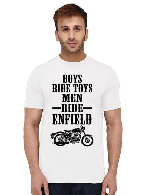men round neck front print t-shirt - 21009767 - Very Small Image - 1