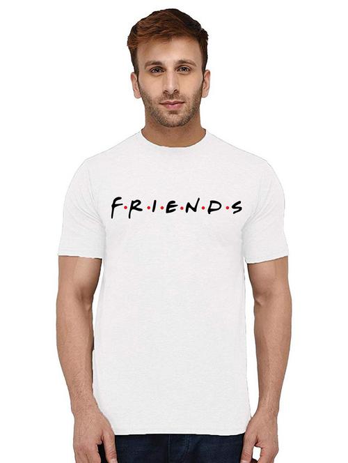 men chest print round neck t-shirts - 21009850 - Very Small Image - 1