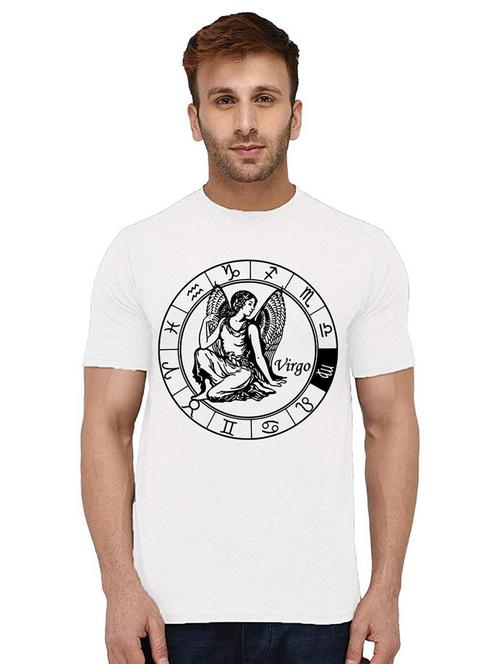 white cotton front print tshirt - 21009863 - Very Small Image - 1