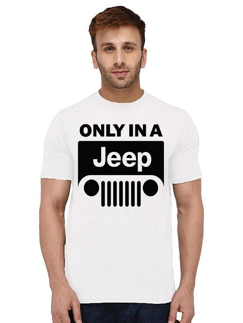 men round neck front print t-shirt - 21009953 - Very Small Image - 1