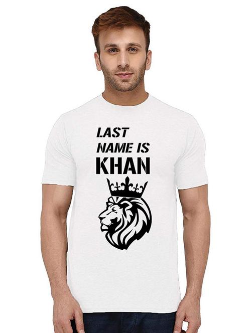 men round neck front print t-shirt - 21010043 - Very Small Image - 1