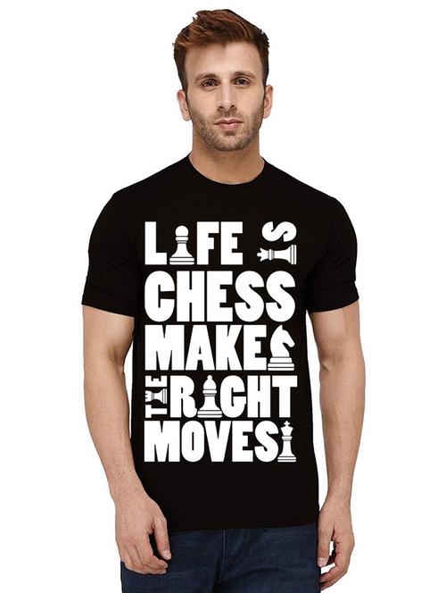 men round neck front print t-shirts - 21010632 - Very Small Image - 1