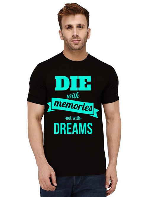 men round neck front print t-shirt - 21010690 - Very Small Image - 1