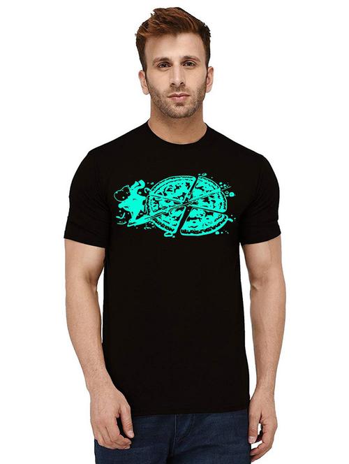 men chest print short sleeve t-shirt - 21010812 - Very Small Image - 1