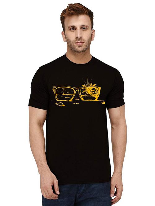 men chest print short sleeve t-shirt - 21010985 - Very Small Image - 1