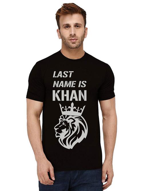 men round neck front print t-shirt - 21011063 - Very Small Image - 1