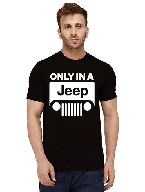 men round neck front printed t-shirt - 21012229 - Very Small Image - 1