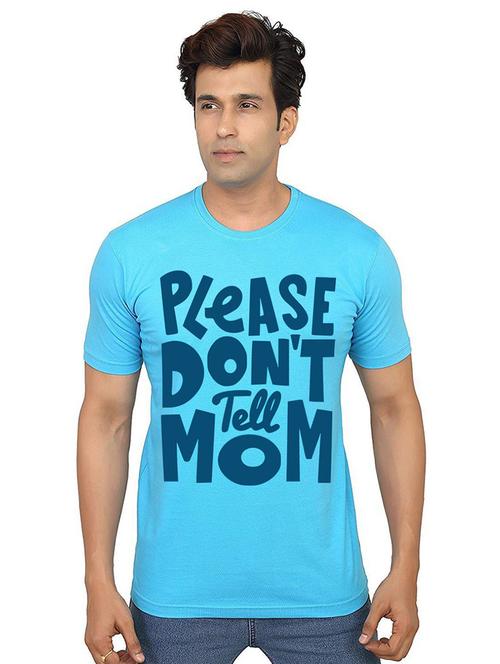 men round neck front print t-shirts - 21012730 - Very Small Image - 1