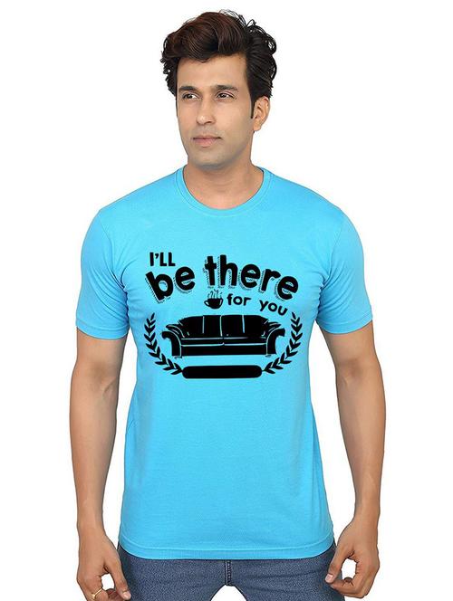 men round neck front print t-shirt - 21012818 - Very Small Image - 1