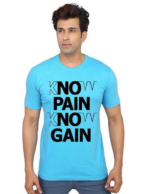 men round neck front print t-shirts - 21012825 - Very Small Image - 1