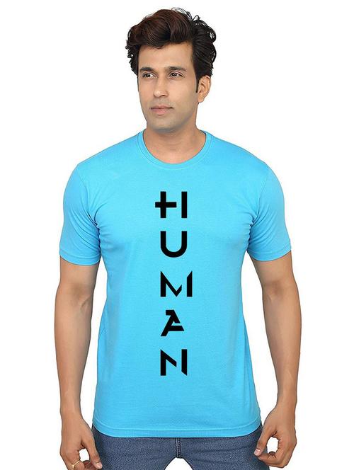 men round neck front printed t-shirt - 21013156 - Very Small Image - 1