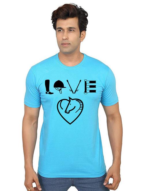 men front print round neck t-shirts - 21013536 - Very Small Image - 1