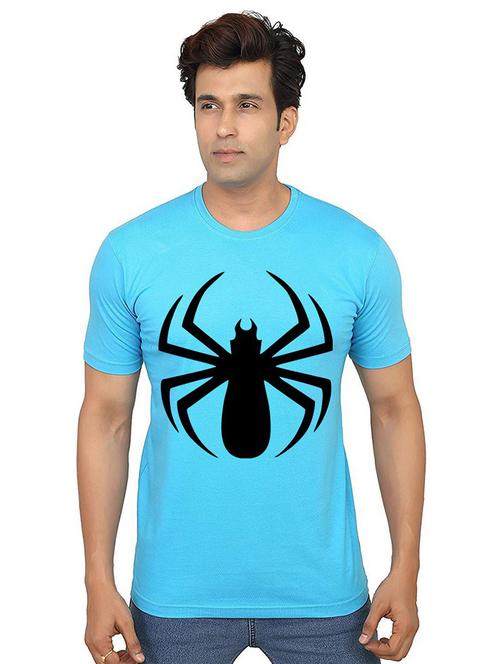 men round neck front print t-shirt - 21014589 - Very Small Image - 1