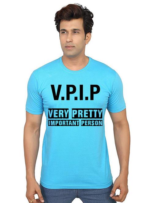 men's round neck front print t-shirt - 21014636 - Very Small Image - 1