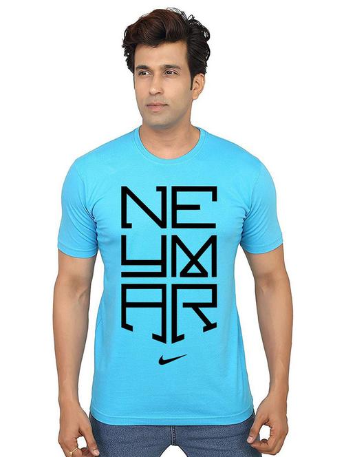 men round neck front print t-shirt - 21014710 - Very Small Image - 1