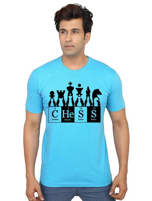 men round neck front print t-shirt - 21014723 - Very Small Image - 1