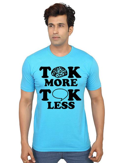 men round neck front print t-shirts - 21014843 - Very Small Image - 1