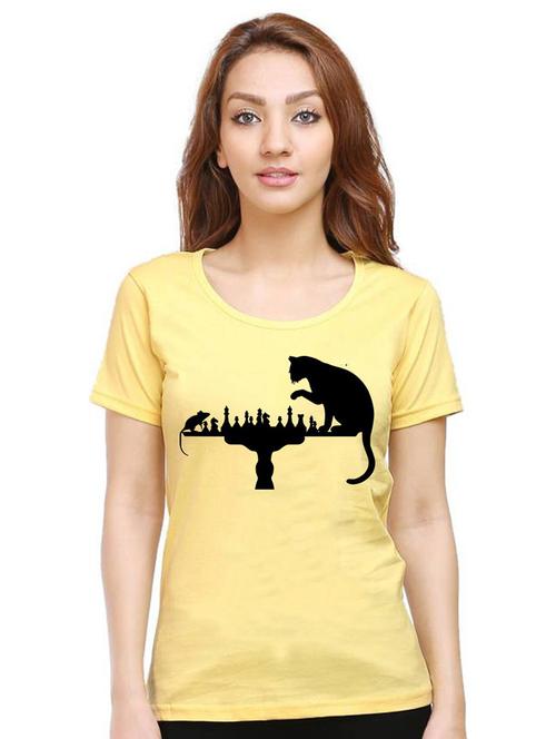 round neck front printed t-shirt - 21015228 - Very Small Image - 1