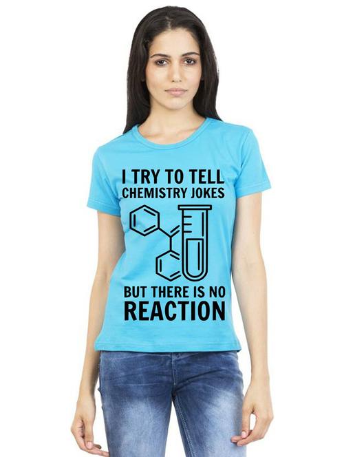 women round neck front printed t-shirt - 21015402 - Very Small Image - 1