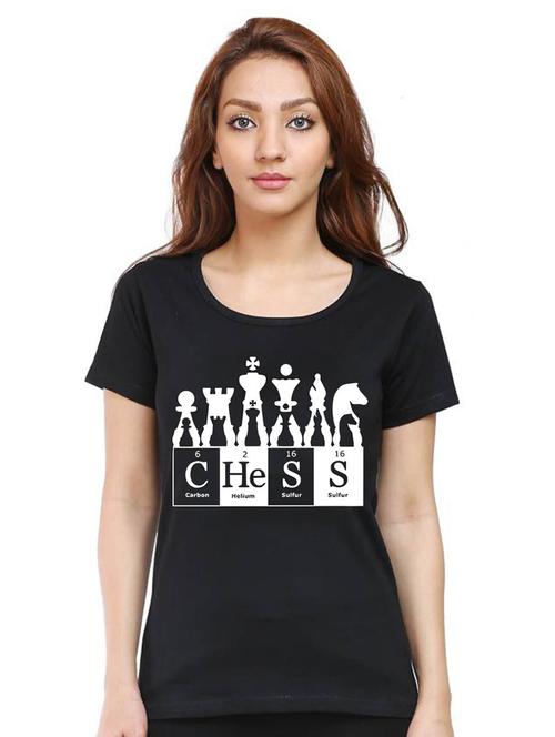 women's round neck front print t-shirt - 21015704 - Very Small Image - 1