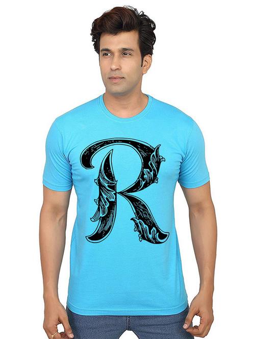 men round neck front print t-shirt - 21015820 - Very Small Image - 1