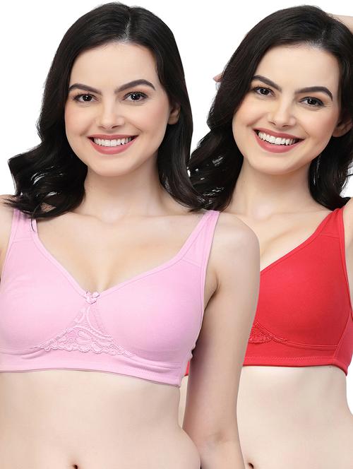 multi colored hosiery tshirt bra - 21018338 - Very Small Image - 1