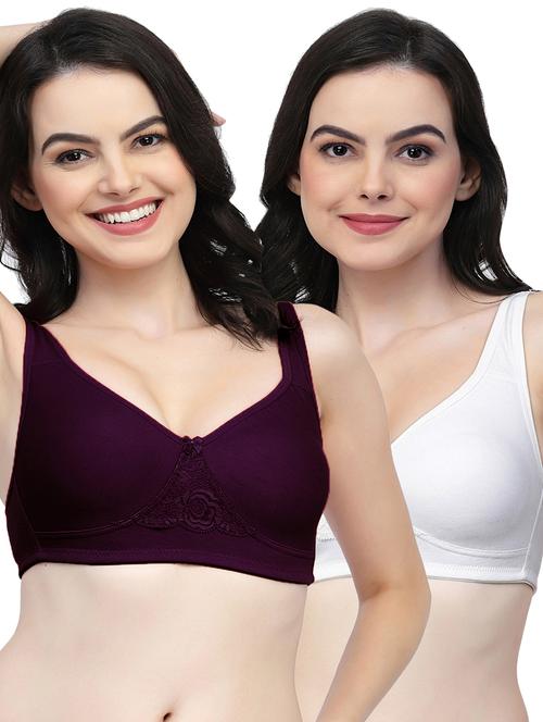 multi colored hosiery tshirt bra - 21018353 - Very Small Image - 1