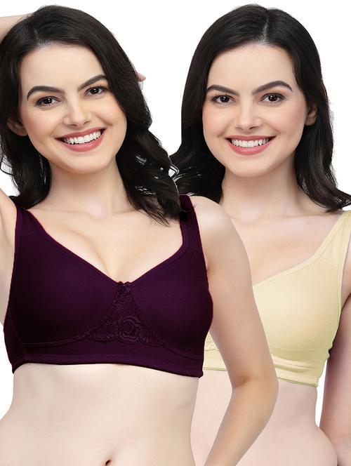 multi colored hosiery tshirt bra - 21018359 - Very Small Image - 1