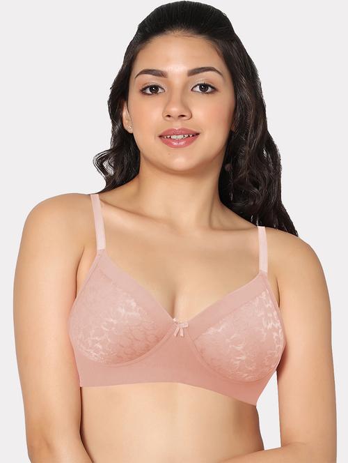 pink self design detailed push up bra - 21020543 - Very Small Image - 1