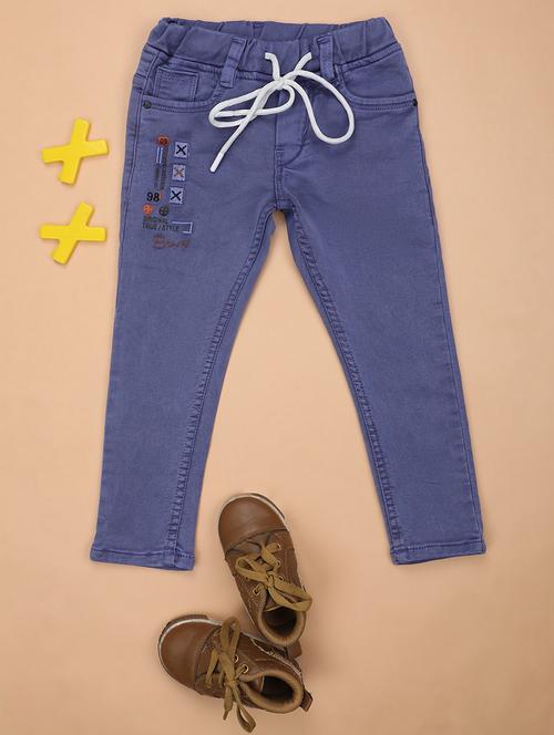 boys solid slim fit plain jean - 21022463 - Very Small Image - 1