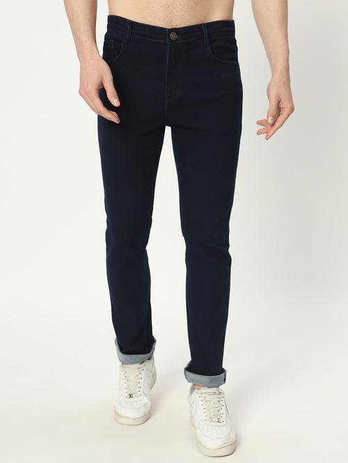 men mid rise plain denim jeans - 21025338 - Very Small Image - 1