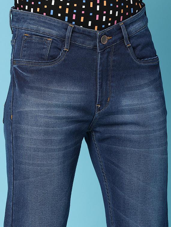 men solid mid rise slim fit jean - 21025478 - Zoom Image - 5