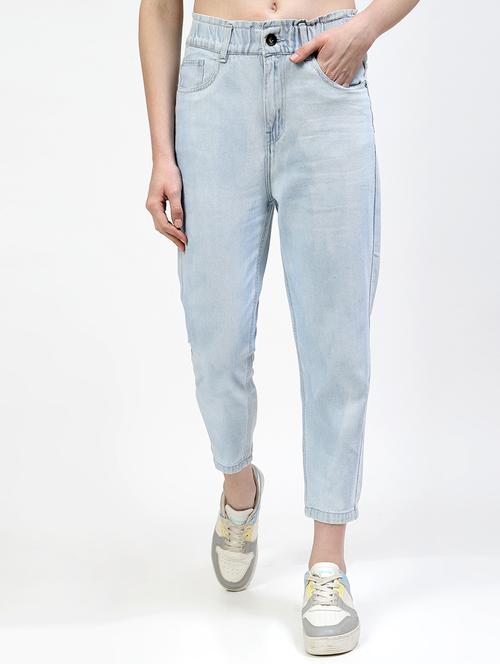 women plain mom fit jean - 21029167 - Very Small Image - 1