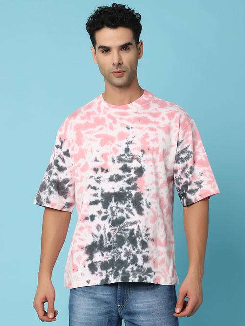 men tie & dye cotton t-shirt - 21031873 - Very Small Image - 1