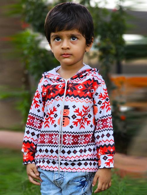 boys printed hooded t-shirt - 21033456 - Very Small Image - 1