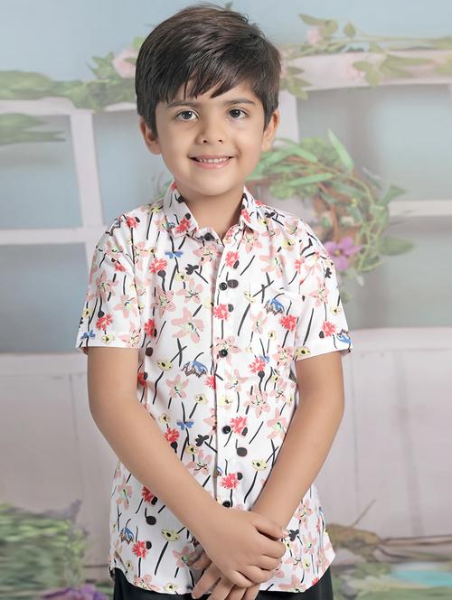 boys printed shorts & shirt set  - 21033471 - Very Small Image - 1