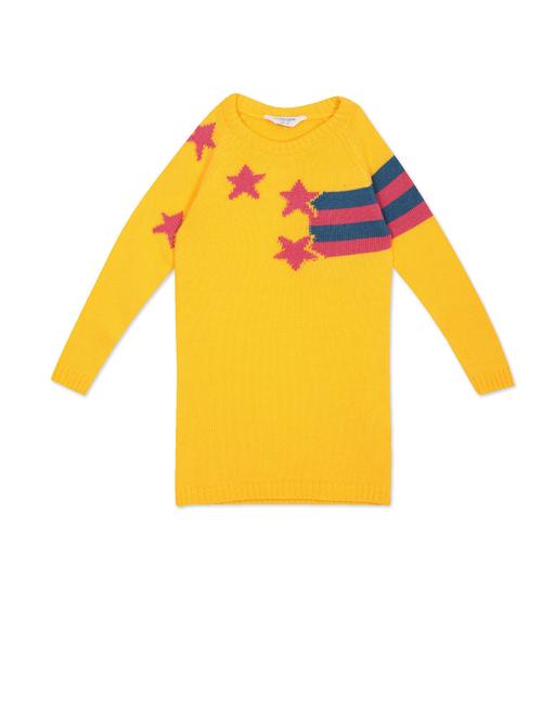 yellow self design detailed dress - 21049018 - Very Small Image - 1