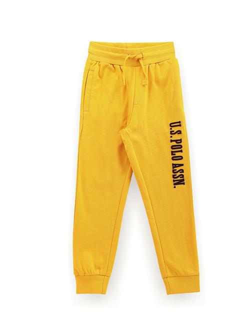 yellow typographic detailed joggers - 21050359 - Very Small Image - 1