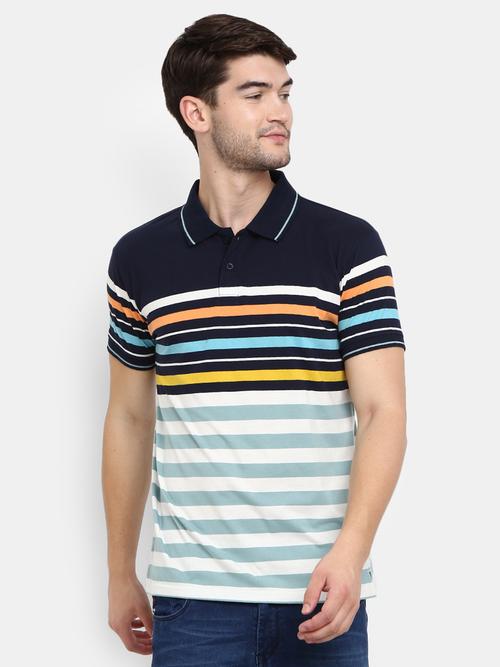 men striped polo t-shirt - 21051346 - Very Small Image - 1