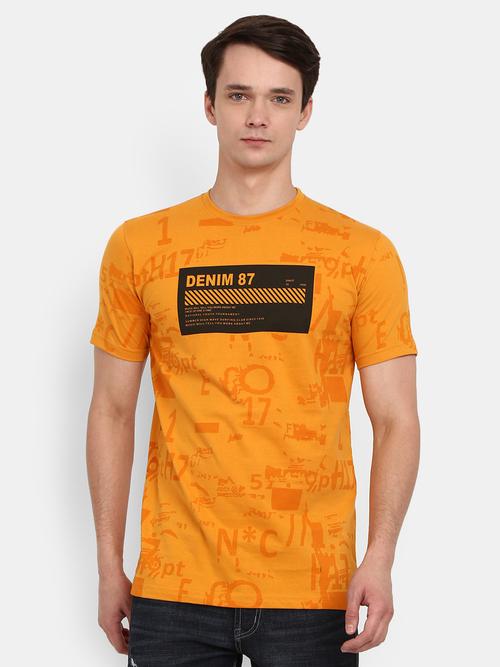 men printed round neck t-shirt - 21051786 - Very Small Image - 1